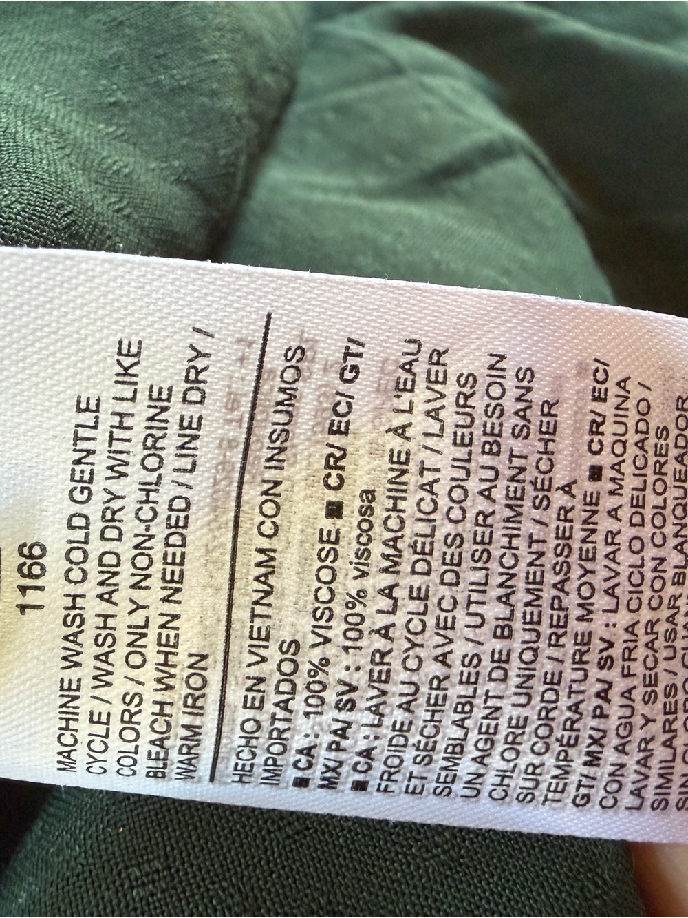 Old Navy 3X Olive Green Peasant Blouse - Picture 4 of 4